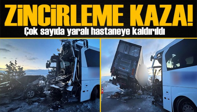 Afyonkarahisar'da feci kaza! Çok sayıda yaralı hastaneye kaldırıldı