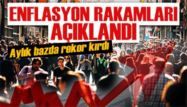 Enflasyon rakamları açıklandı: İşte kritik veri...