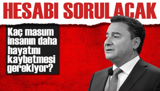 Babacan'dan İsrail'e tepki: Kaç masumun daha hayatını kaybetmesi gerekiyor