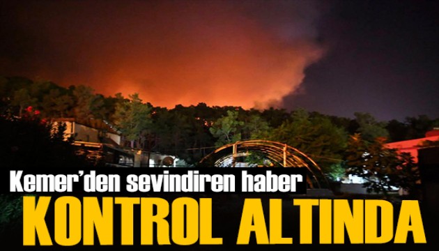 Bakan Yumaklı'dan Kemer yangınına ilişkin açıklama: Kontrol altına alındı