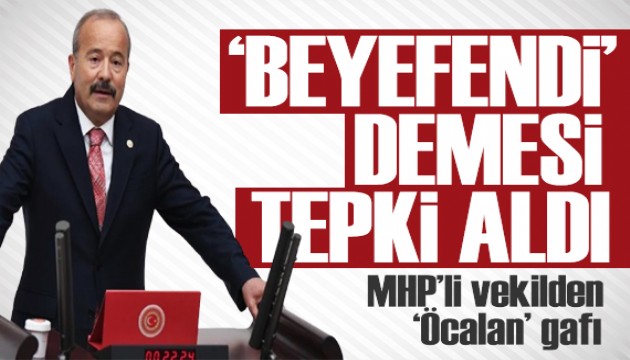 MHP'li vekil, Öcalan için 'beyefendi' ifadesini kullandı! Savunması gecikmedi