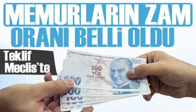 Milyonlarca kişiyi ilgilendiriyor! Memurların zam oranı belli oldu: Teklif Meclis'te