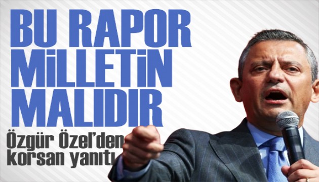 Özgür Özel'den yangın çıkışı: Resmi tutanaklar var