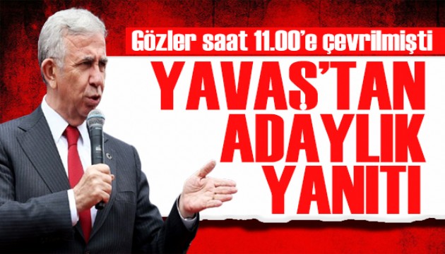 Mansur Yavaş'tan önseçim yanıtı: Adaylığı erken buluyorum