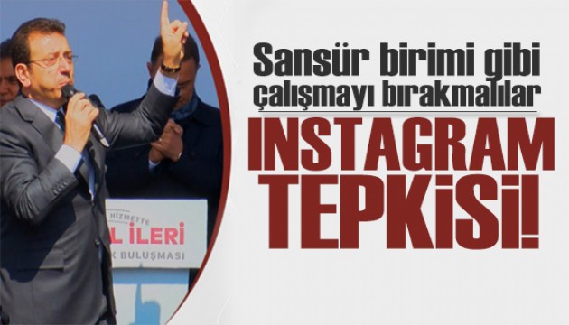 İmamoğlu'ndan Instagram tepkisi: Bir an önce açılmalı