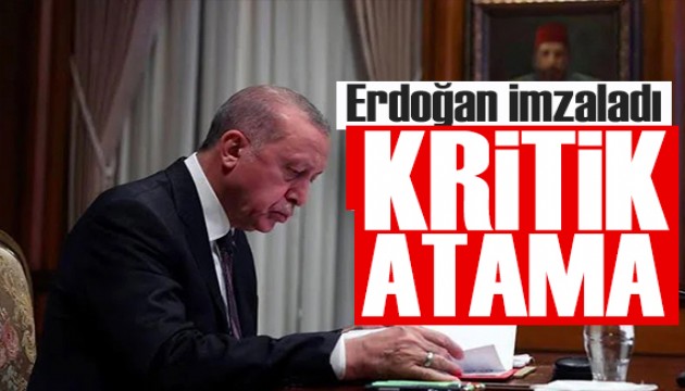 Erdoğan imzaladı: Atamalar Resmi Gazete'de