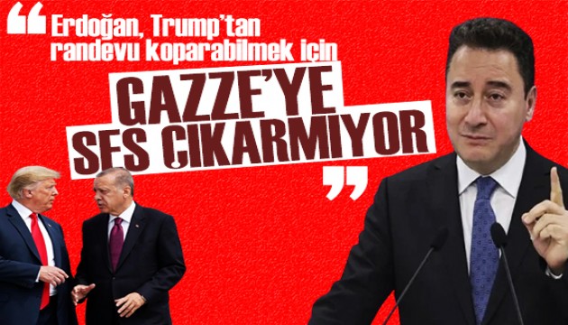 Babacan, Erdoğan'ın 'Trump' sessizliğine dikkat çekti: Kabul edilemez!
