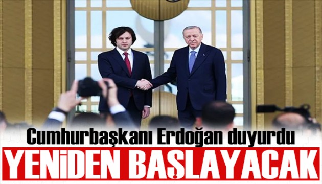 Erdoğan-Kobakhidze ortak basın toplantısı! Erdoğan açıkladı: Hedef 5 milyar dolar