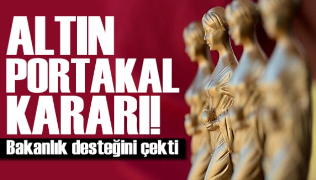 Gençlik ve Spor Bakanlığı'ndan Altın Portakal kararı: Salon tahsisi iptal edildi