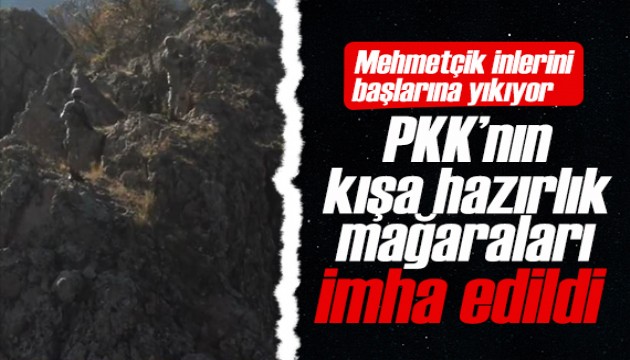 PKK'ya ağır darbe! İnleri başlarına yıkıldı