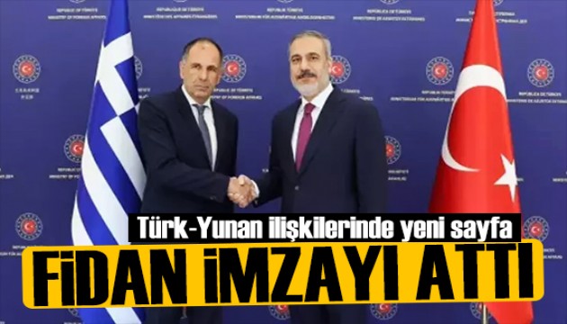 Bakan Fidan imzayı attı! Türkiye ve Yunanistan'dan ortak aday