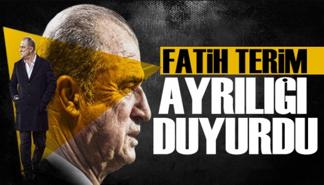 Fatih Terim ayrılığı duyurdu: Yunan macerası kısa sürdü