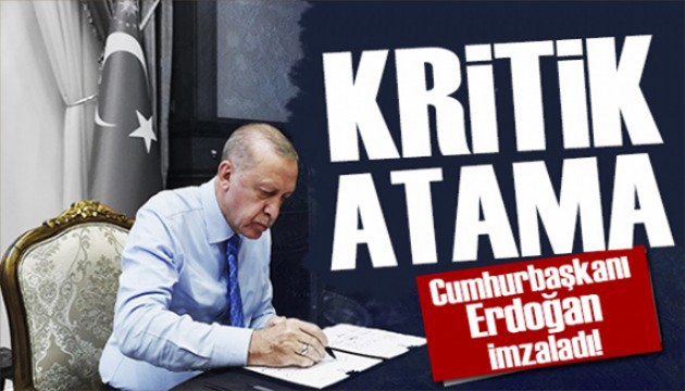 Erdoğan imzaladı! Atama kararları Resmi Gazete'de