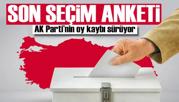 Son seçim anketi: Bu pazar bir milletvekili seçimi olsa hangi partiye oy verirsiniz?