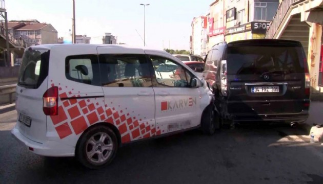 Makas terörü! Zincirleme kaza meydana geldi