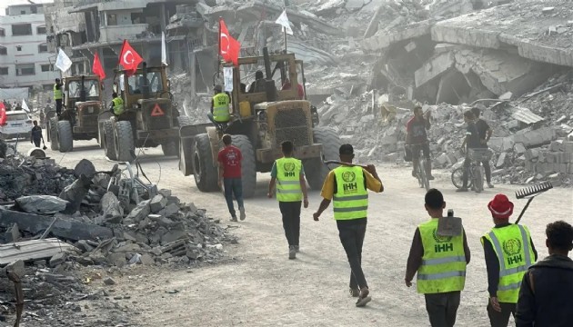 Gazze'de Türk konvoyu