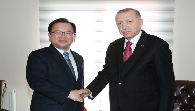 Cumhurbaşkanı Erdoğan Bo-kyum'u kabul etti