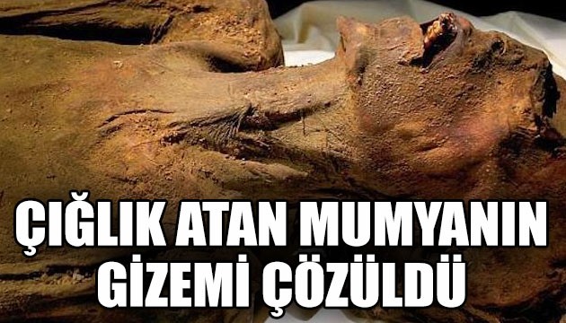 'Çığlık atan mumyanın' gizemi çözüldü