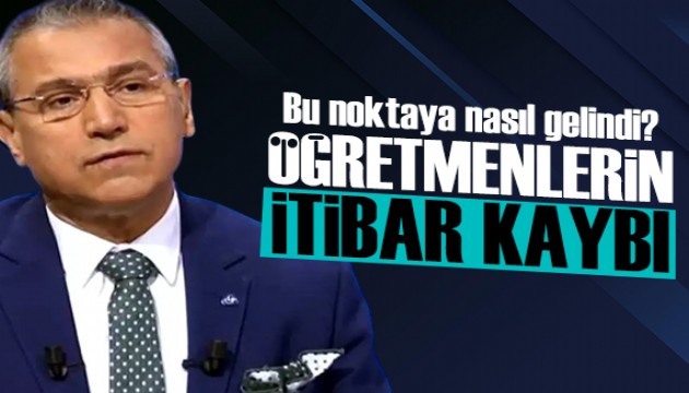 Abbas Güçlü: Öğretmenler başımızın tacıydı, ne oldu da bu noktaya geldik?