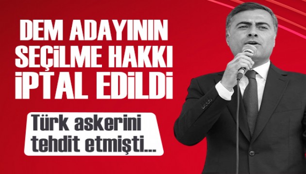 DEM'li Abdullah Zeydan'ın seçilme hakkı alındı!
