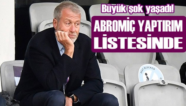 Abramoviç'e büyük şok! Yaptrım listesine alındı