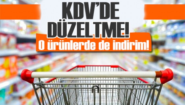 KDV indiriminde hata: Listeye yeniden eklendi!