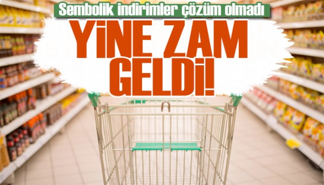 Sembolik indirimler bitti: Fiyatlar yine tavan yaptı!