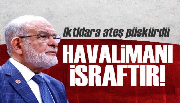 Karamollaoğlu'ndan tepki: Buna israf denir!