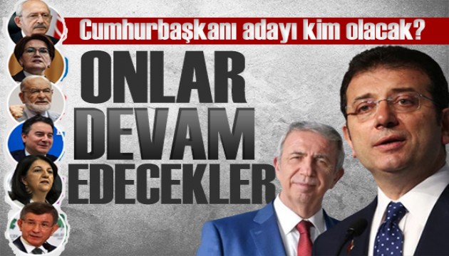 Kılıçdaroğlu'ndan adaylık açıklaması: Onlar görevlerine devam edecek!