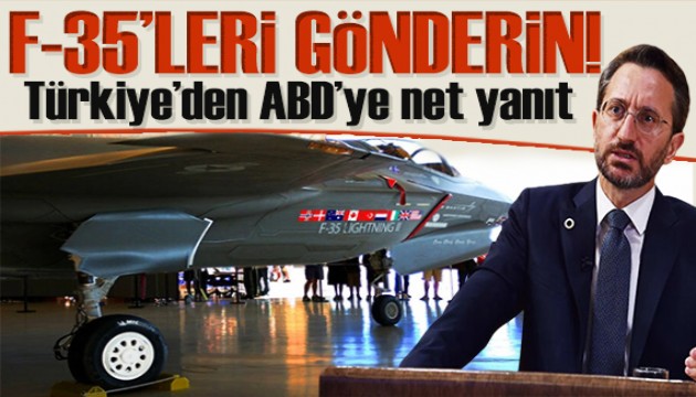 ABD'ye f-35 yanıtı: Türkiye ciddiye almamaktadır!