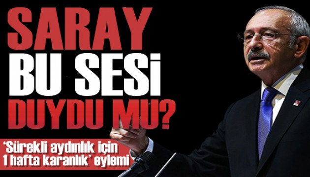 Kılıçdaroğlu'ndan elektrik kesintisi açıklaması: Saray bu sesi duydu mu?