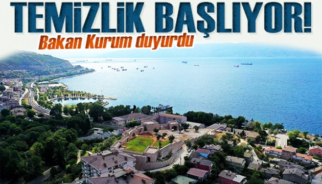 Bakan Kurum duyurdu: Körfez'de temizlik başlıyor