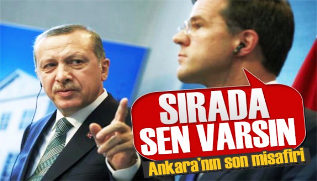 Ankara'nın son misafiri: Hollanda Başbakanı Mark Rutte Türkiye'ye geliyor!