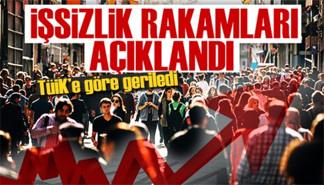 TÜİK açıkladı: İşte işsizlik rakamları...