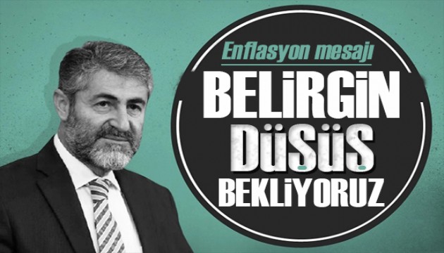 Bakan Nebati'den enflasyon mesajı: Normalleşmesini bekliyoruz