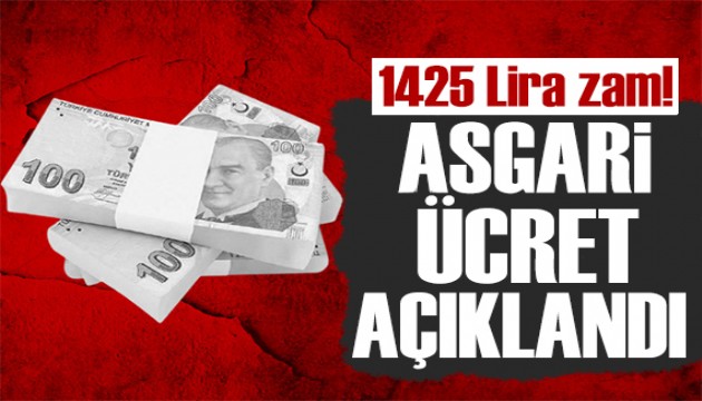 Milyonların beklediği rakam: Asgari ücret belli oldu