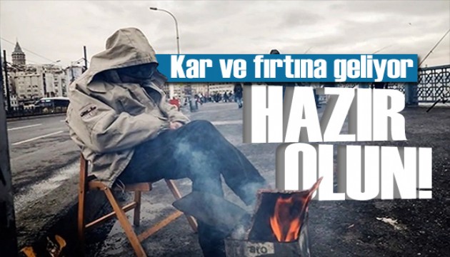 İstanbul'a kar uyarısı: Pazartesi gününe plan yapanlar dikkat!