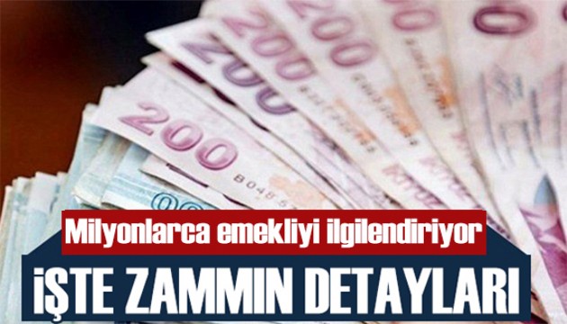 Milyonlarca emekliyi ilgilendiriyor! Zam oranı belli oldu