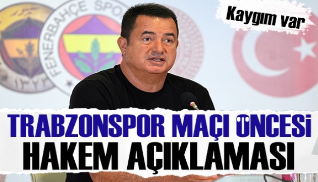 Acun Ilıcalı'dan hakem açıklaması: Kaygım var