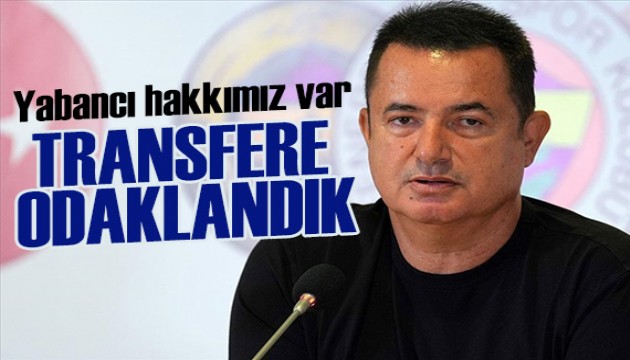 Acun Ilıcalı'dan transfer açıklaması: Yabancı hakkımız var, kullanacağız