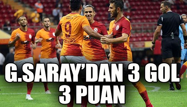 Galatasaray'dan 3 gol 3 puan