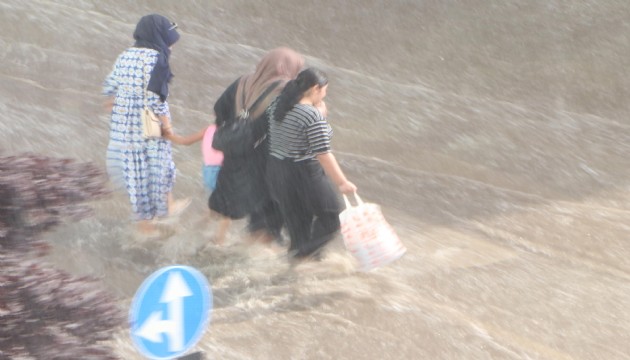 Erzurum'da sel baskınları oldu