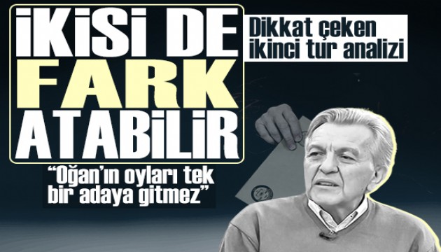 Bekir Ağırdır’dan dikkat çeken ikinci tur analizi: “Erdoğan da Kılıçdaroğlu da fark atabilir…”