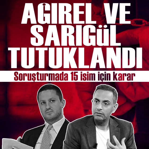 Murat Ağırel ve Ömer Sarıgül ile birlikte 15 kişi tutuklandı