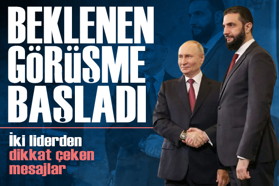 Kremlin'deki Putin-Şara görüşmesi başladı: İki liderden dikkat çeken göndermeler