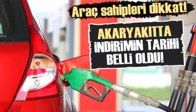 Araç sahipleri dikkat: Akaryakıtta indirim!