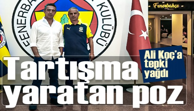 Başkan Ali Koç’un İsmail Kartal ile verdiği poz tartışma konusu oldu: “Jesus olsa yapar mıydın?”