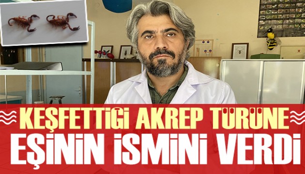 Konya'da akrep türü keşfeden Profesör, türe eşinin ismini verdi