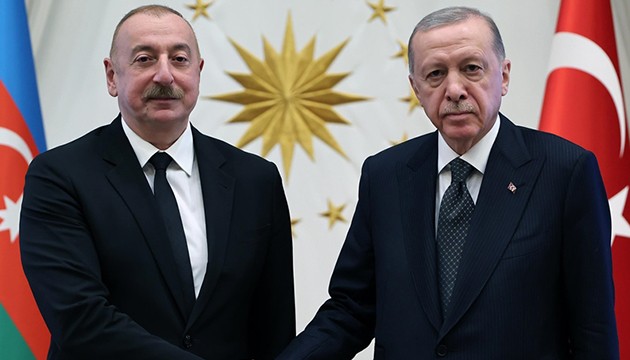 Erdoğan, Aliyev ile görüştü