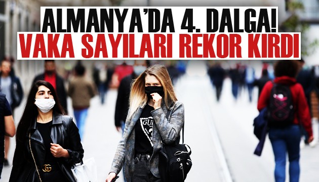 Almanya'da Covid-19 vaka sayısı rekor seviyeye ulaştı